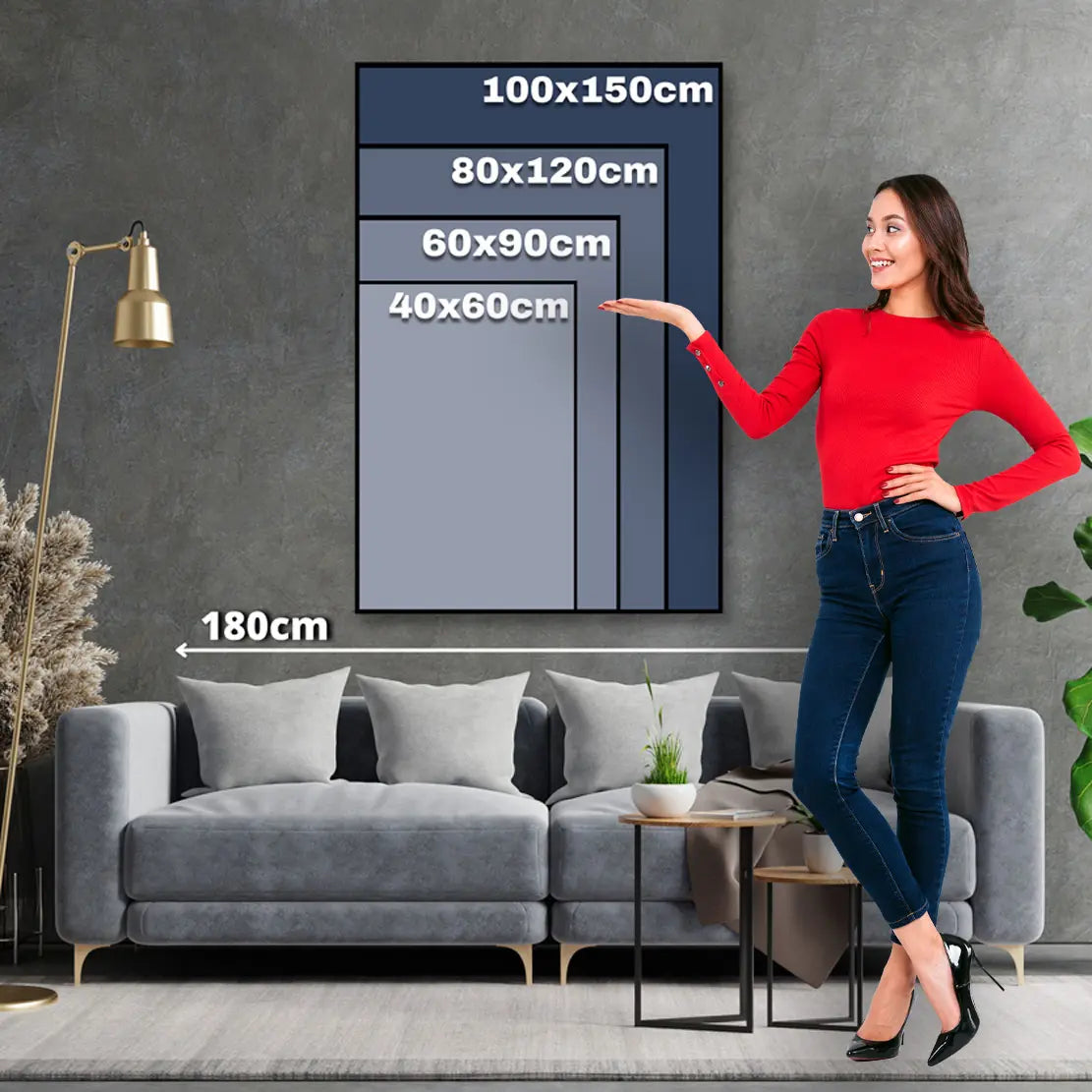 Modern Metallfigur traurig Splash Metall Wandkunst Silver Style Wandbild Kunstwerk