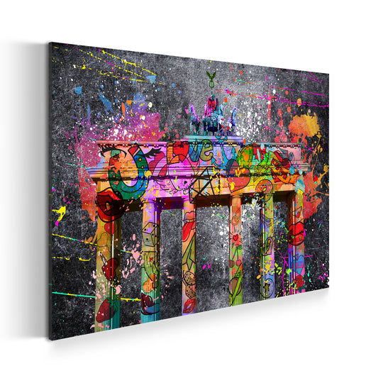 Graffiti Street Art Brandenburger Tor Wandbild Kunstwerk