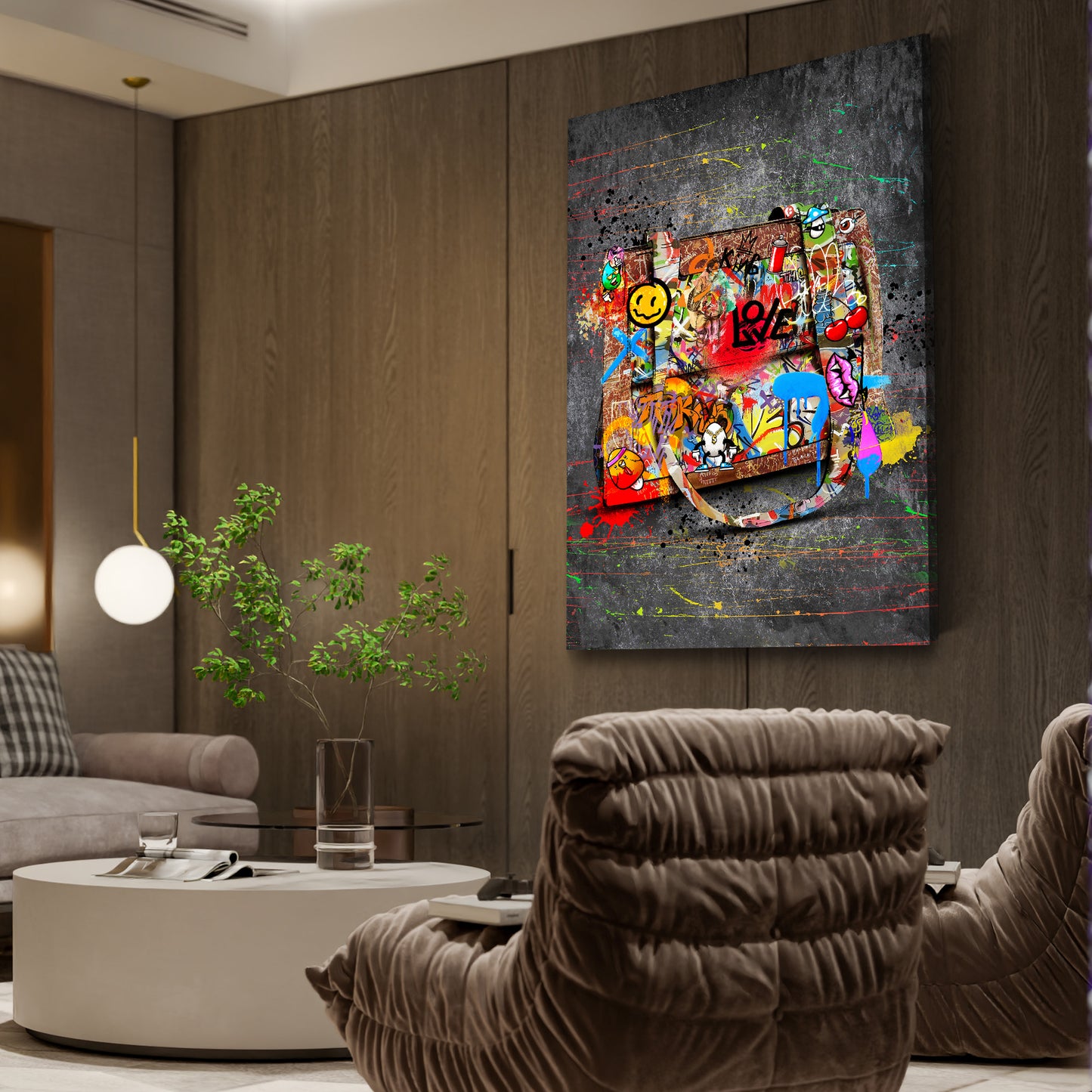 Graffiti Street Art Lifestyle Tasche Wandbild Kunstwerk