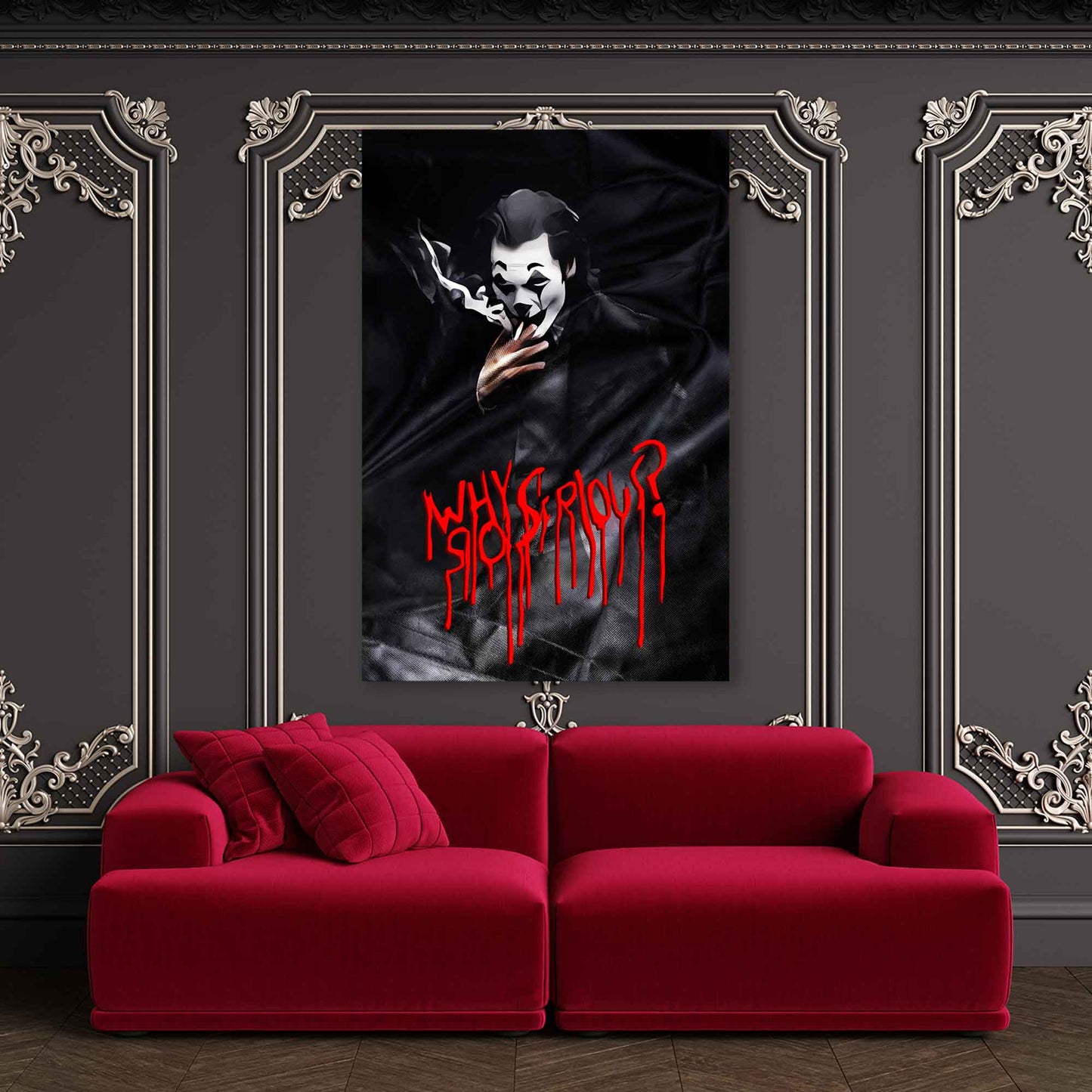 Joker Abstract Style Wandbild Kunstwerk