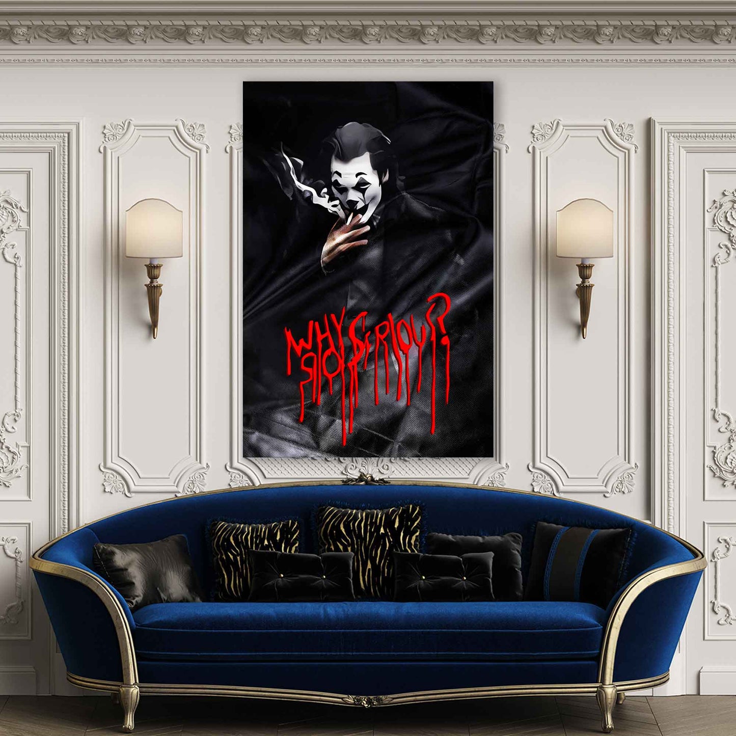 Joker Abstract Style Wandbild Kunstwerk