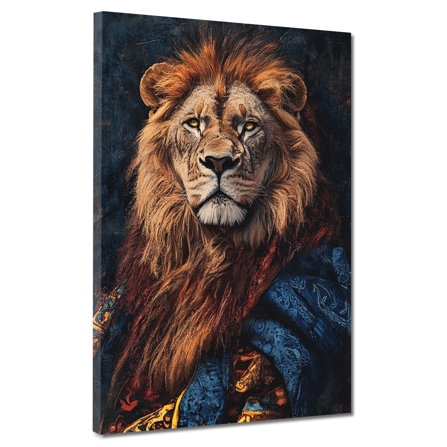 Wandbild Kunstwerk Löwe edel Gewand Anmut Macht Natur modern