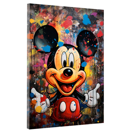 Maus Comic Pop Art Wandbild Kunstwerk
