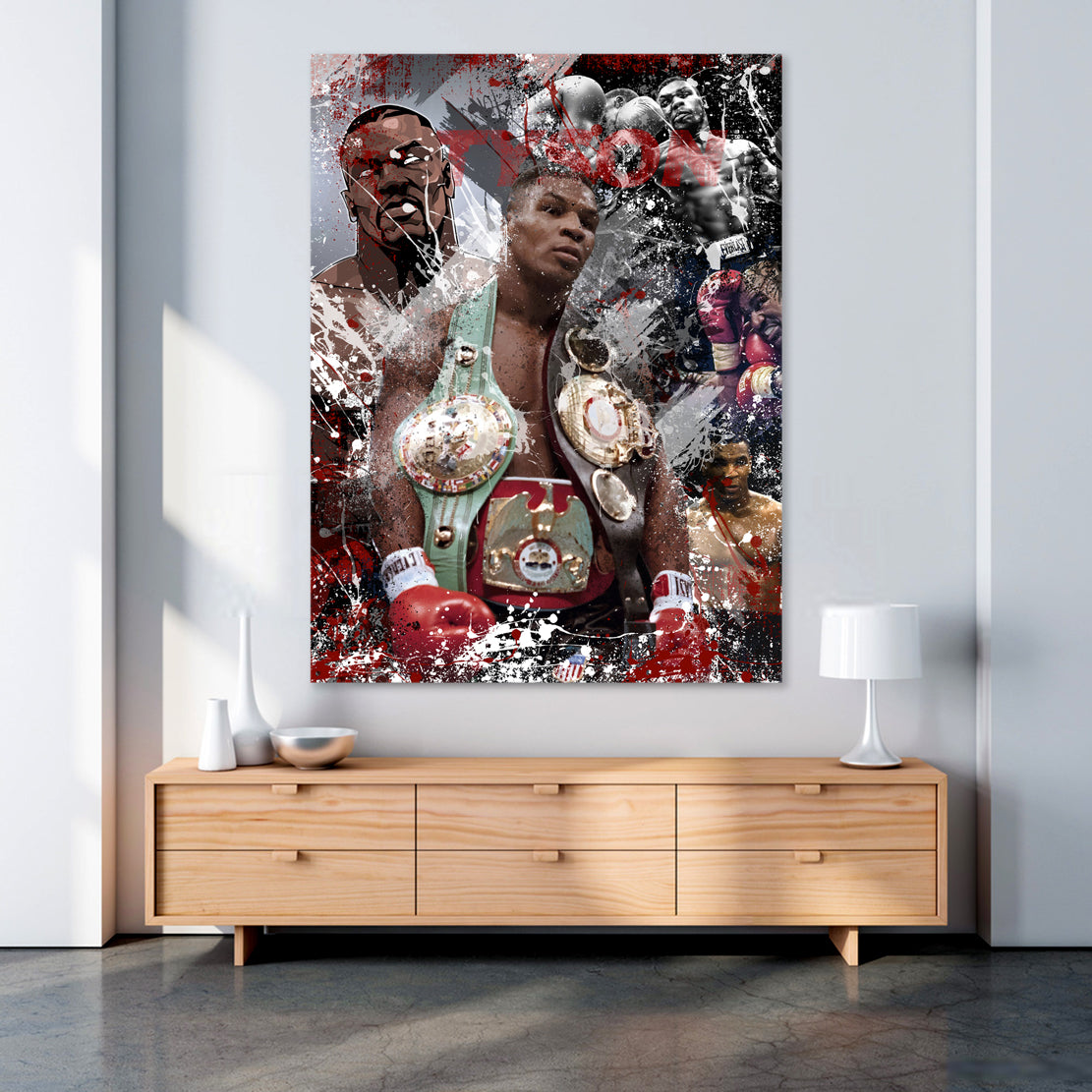 Fighter Pop Art Wandbild Kunstwerk