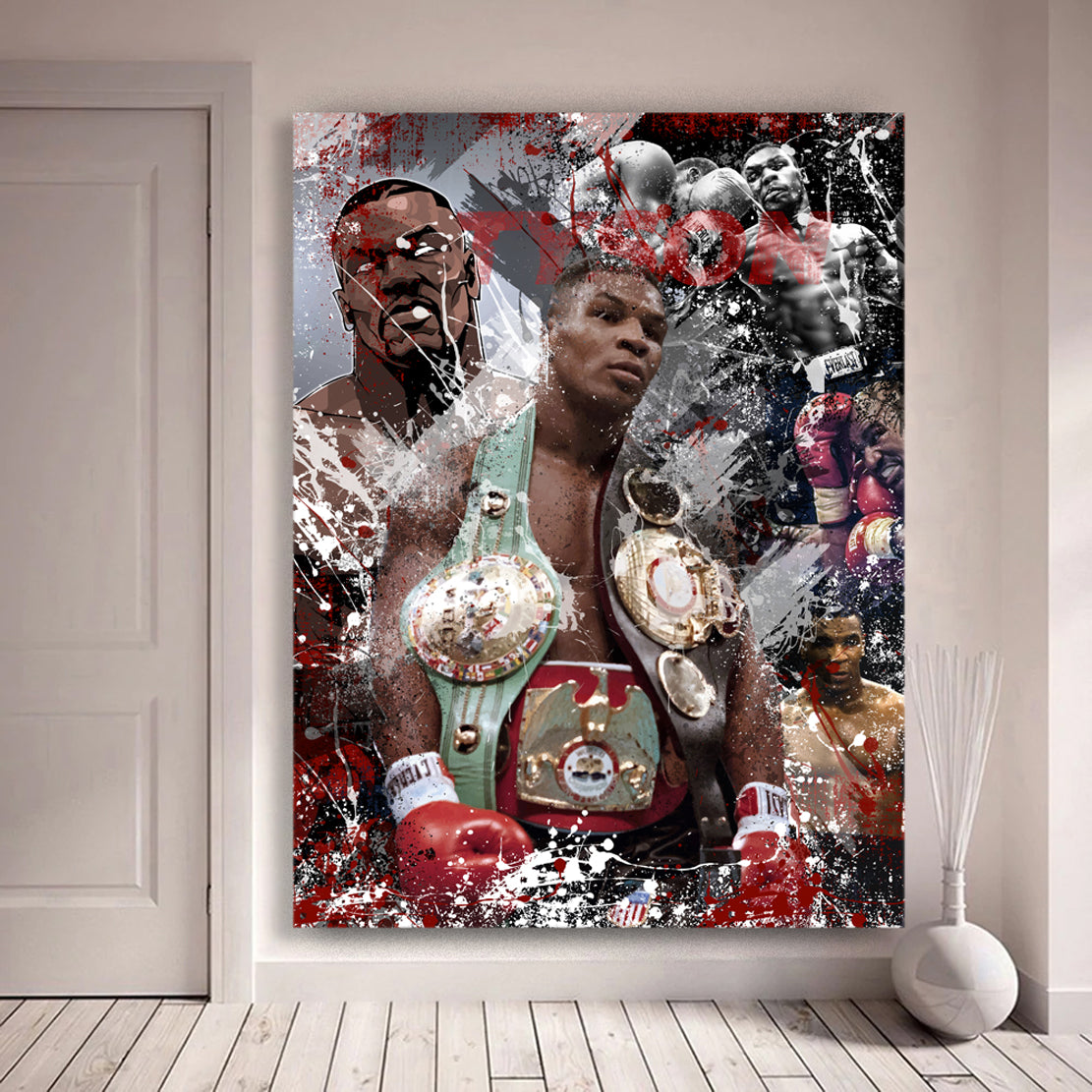 Fighter Pop Art Wandbild Kunstwerk