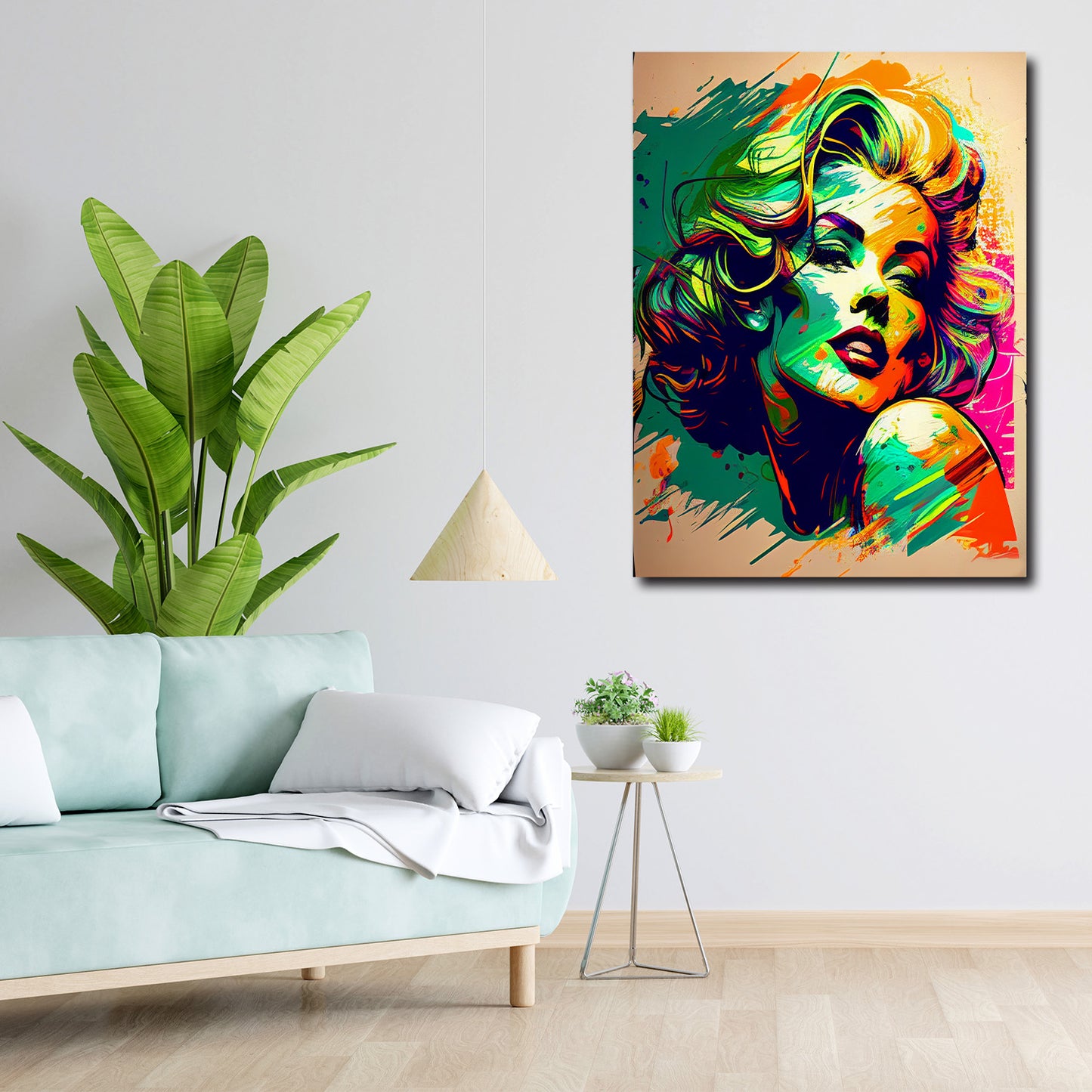 Wandbild Kunstwerk Pop Art Colour Marilyn Monroe