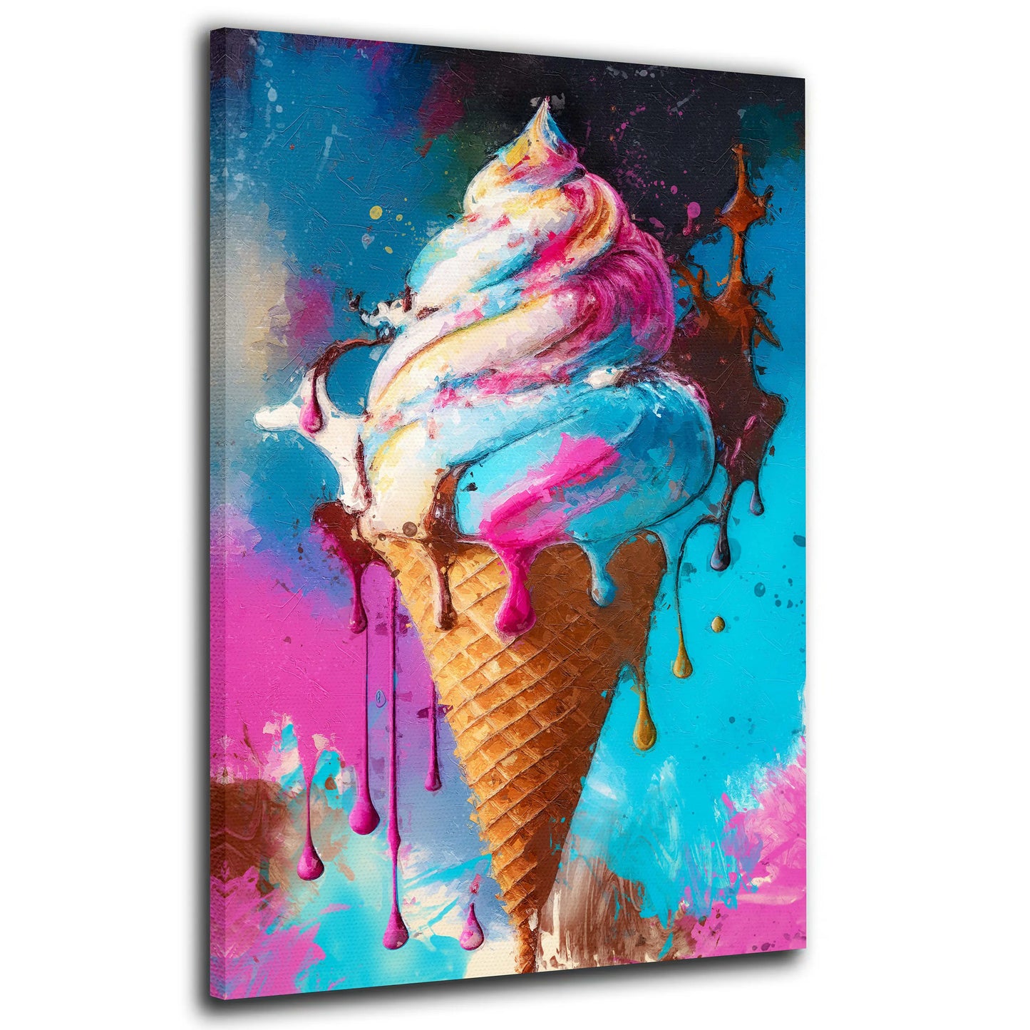 Pop Art Eis Wandbild Kunstwerk