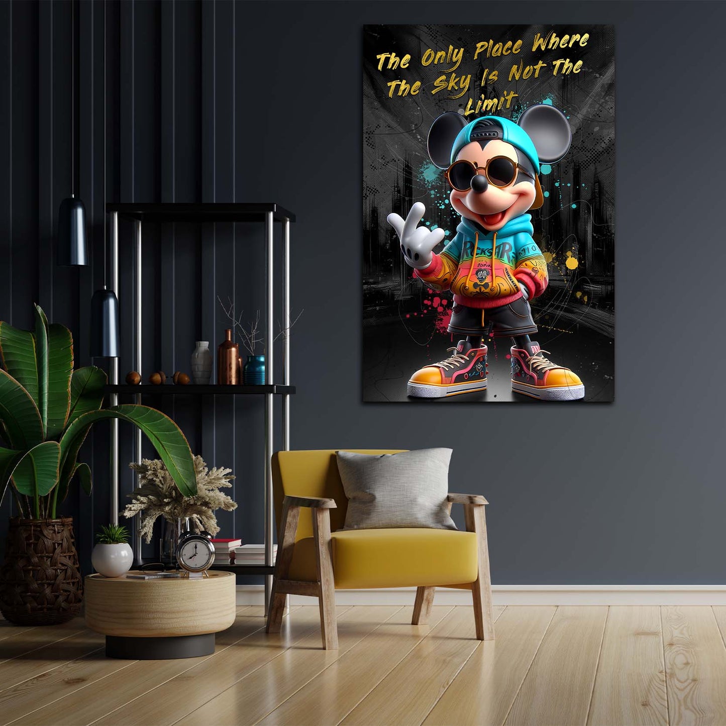 Dubai Wandbild Kunstwerk Pop Art Maus Inspiration