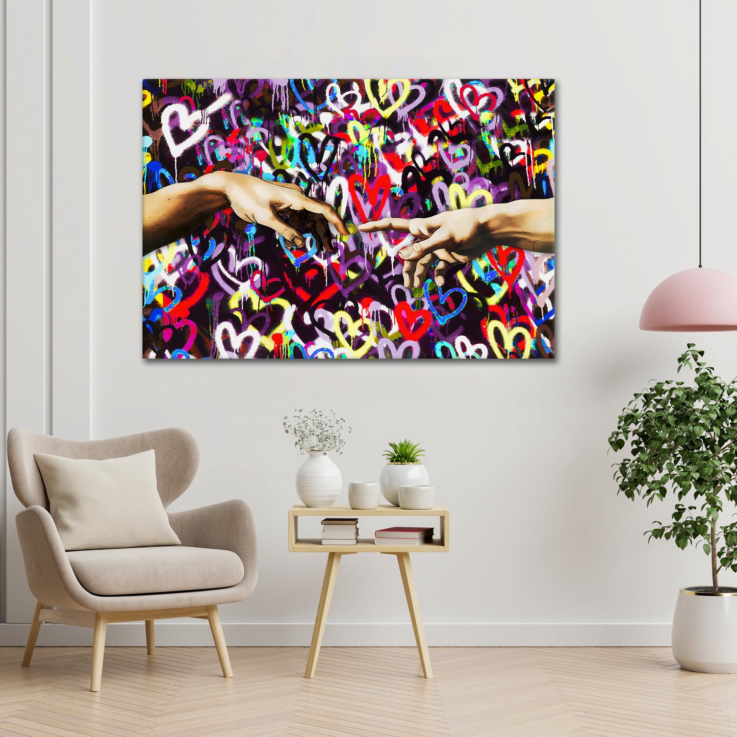 Touch Pop Art Style Wandbild Kunstwerk