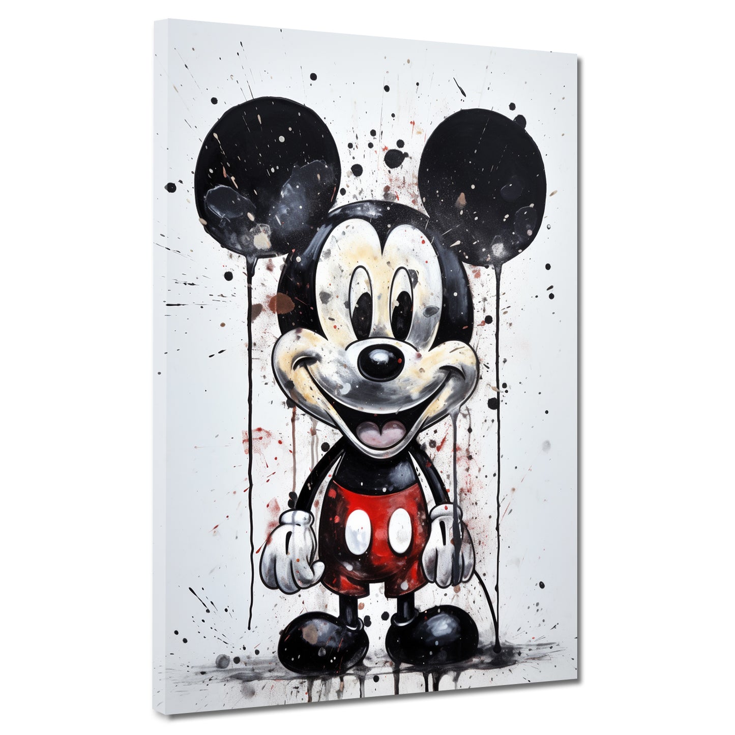 Abstrakt Maus Comic Pop Art Wandbild Kunstwerk