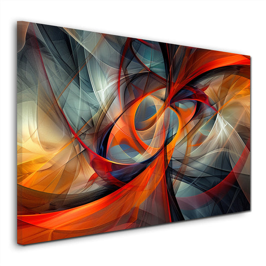 Abstrakt in leuchtenden Farben Wandbild Kunstwerk