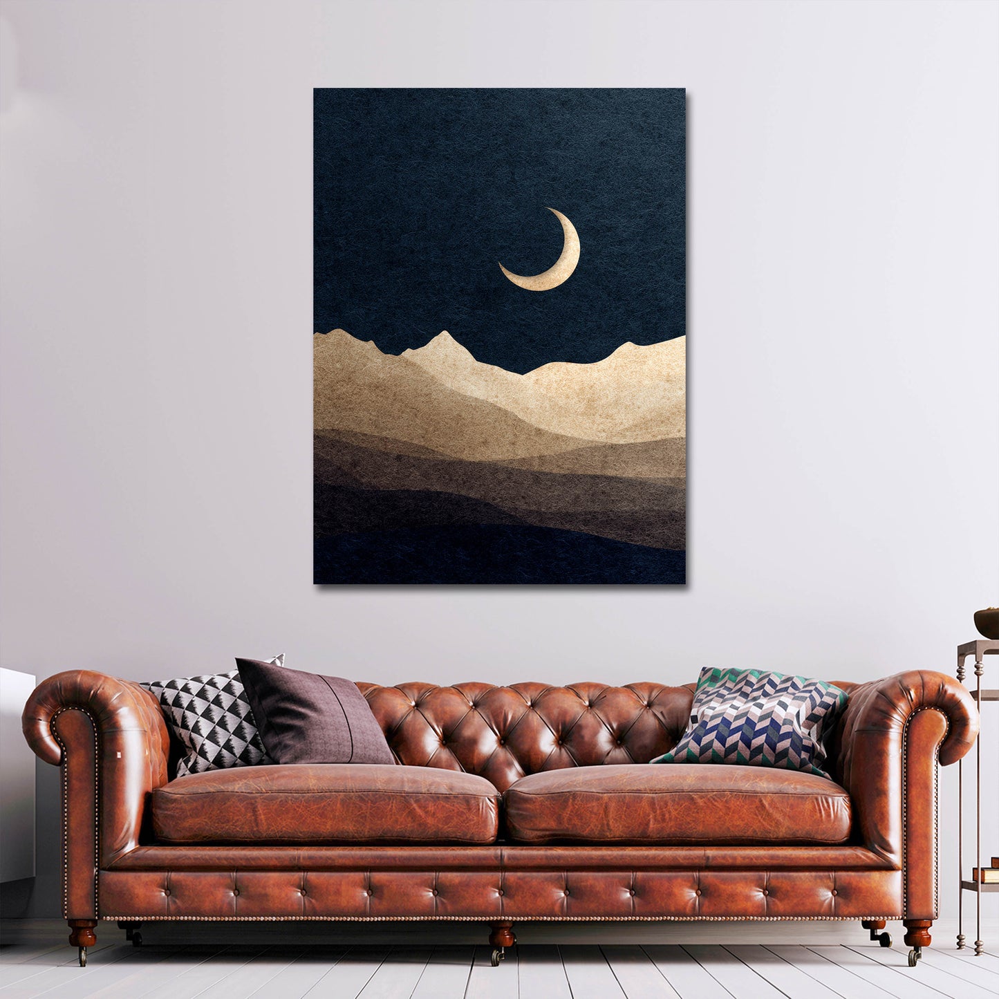 Minimalistisch Natur Silhouetten Himmel Wandbild