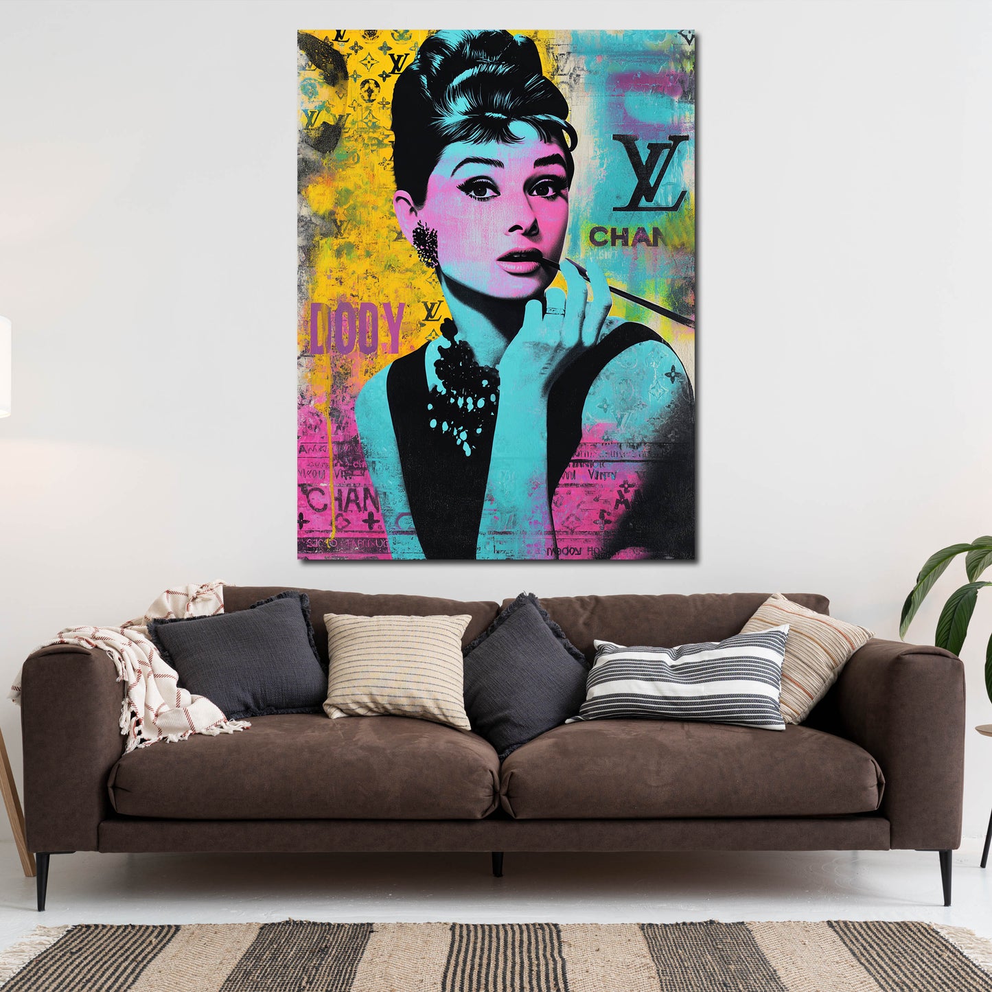 Pop Art Audrey Luxus Style Wandbild