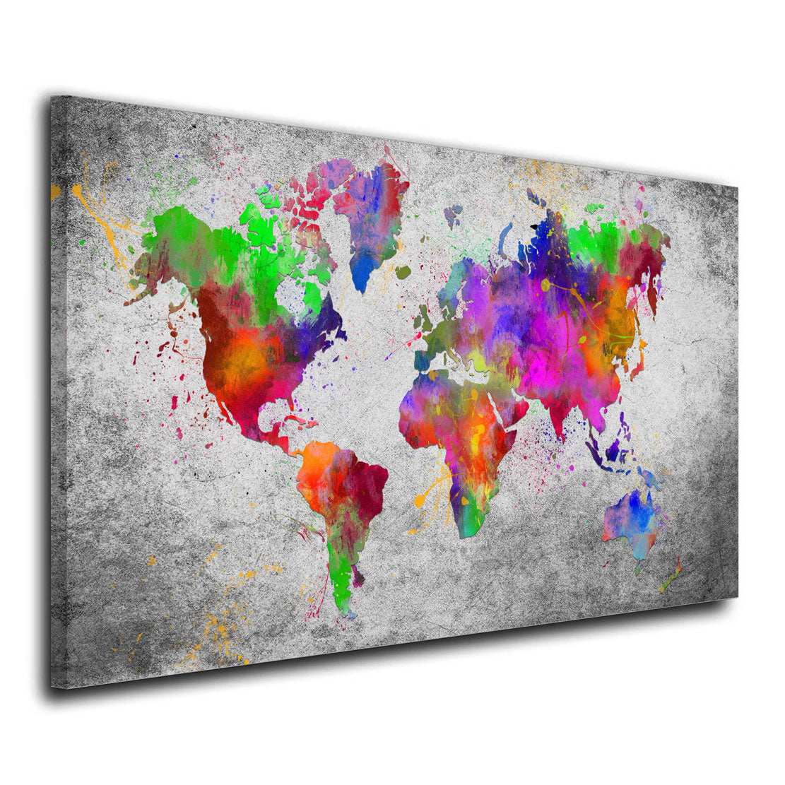 Wandbild XXL Weltkarte Colour [Gratis-Versand] – BilderTrends24