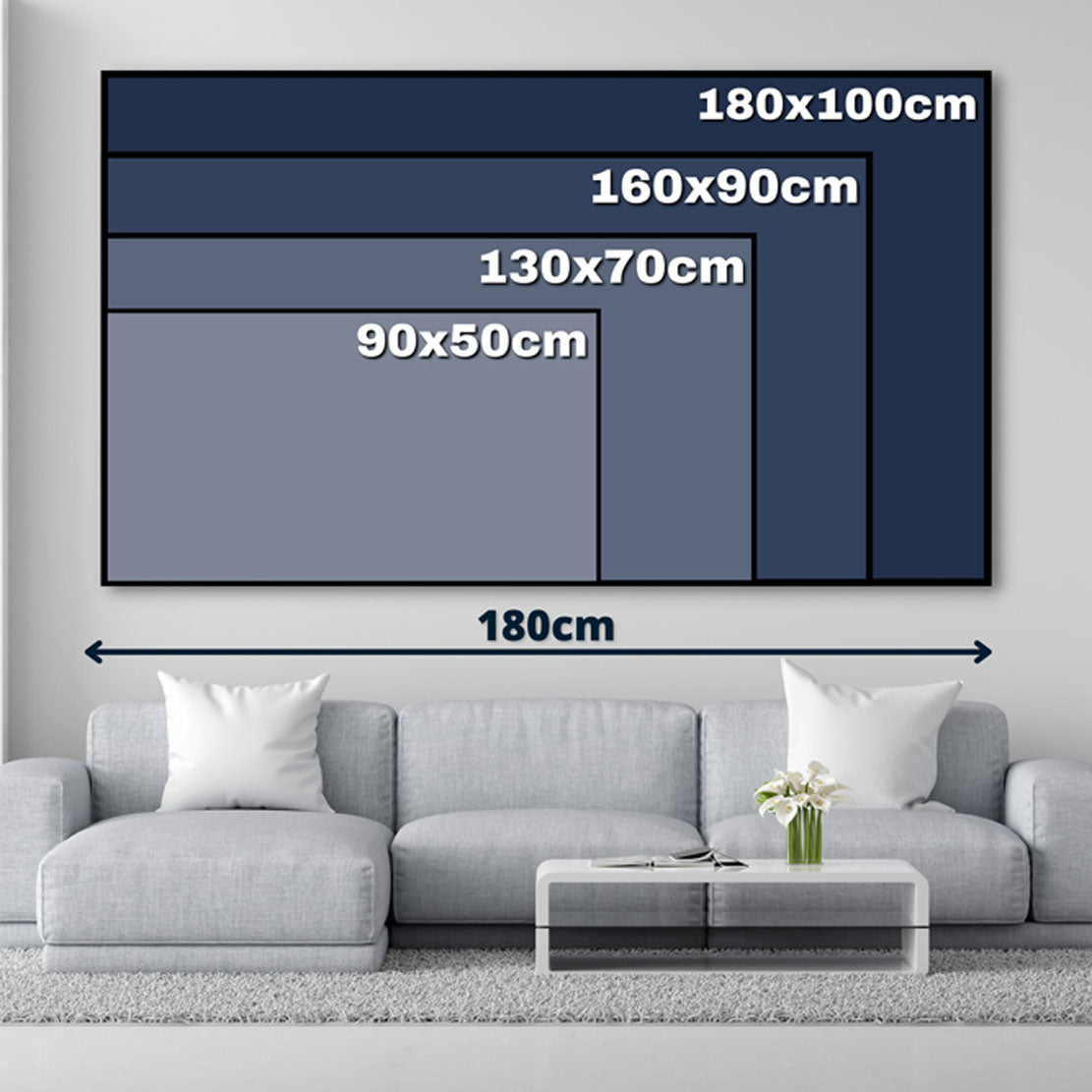 Hirsch Orange Style Abstrakt Wandbild Kunstwerk