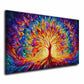 Wandbild Baum des Lebens farbenfroh modern