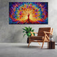Wandbild Baum des Lebens farbenfroh modern