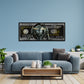100 Dollar Trading Bull, Geld & Erfolg Börse Wandbild Kunstwerk