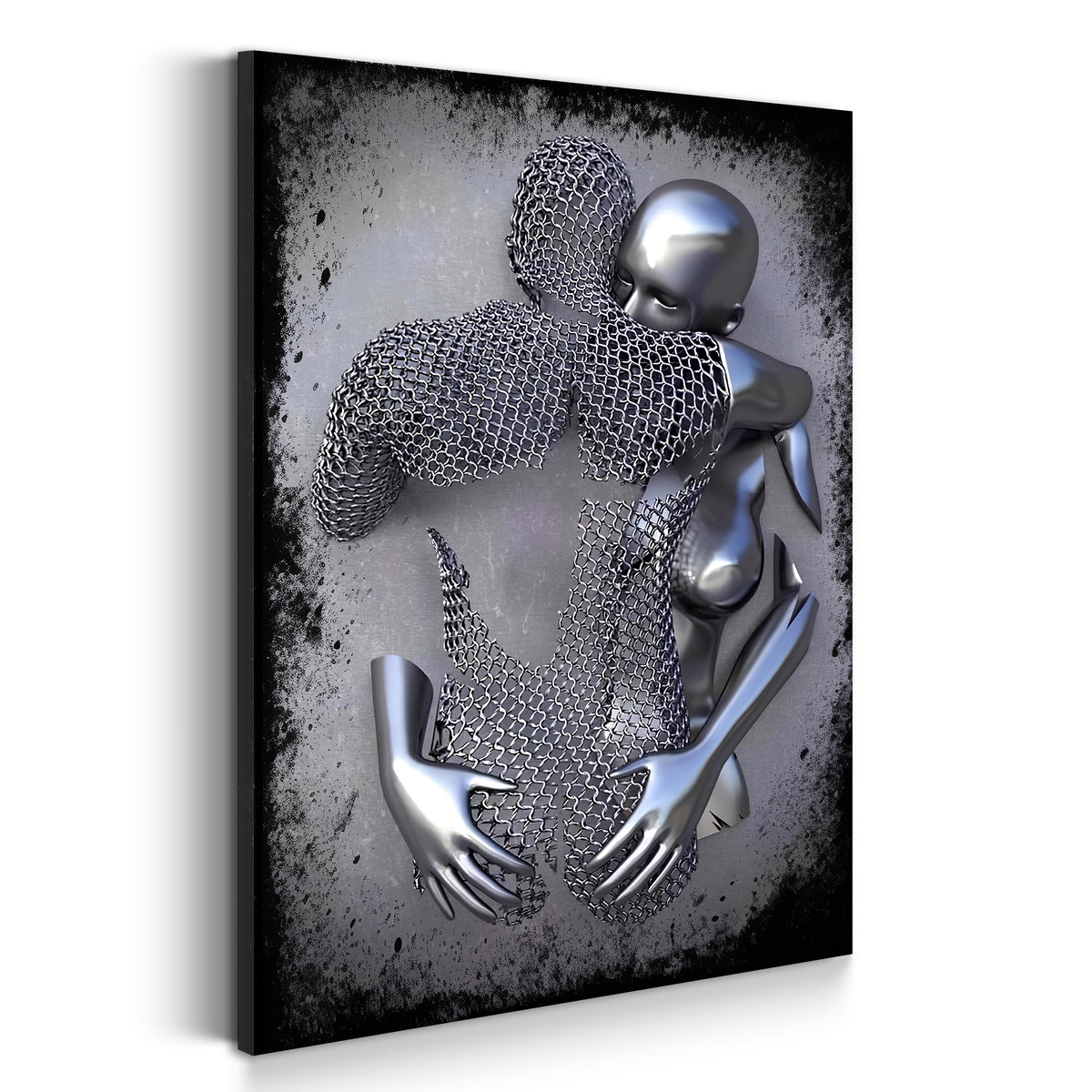 Metallfiguren Love Wandbild [Gratis-Versand] – BilderTrends24