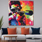 Pop Art Abstract Splash Retro Shot Wandbild Kunstwerk