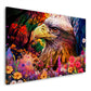 Abstrakt Adler in der Natur Wandbild Kunstwerk
