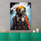 Abstrakt, Astronaut Weltraum Wandbild Kunstwerk
