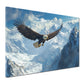 Adler Gebirge Dynamik Winterlandschaft Wandbild Kunstwerk