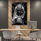 Wandbild Kunstwerk Armbanduhr Luxus Marke