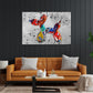 Balloon Dog Graffiti Street Art Style Wandbild Kunstwerk