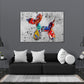 Balloon Dog Graffiti Street Art Style Wandbild Kunstwerk