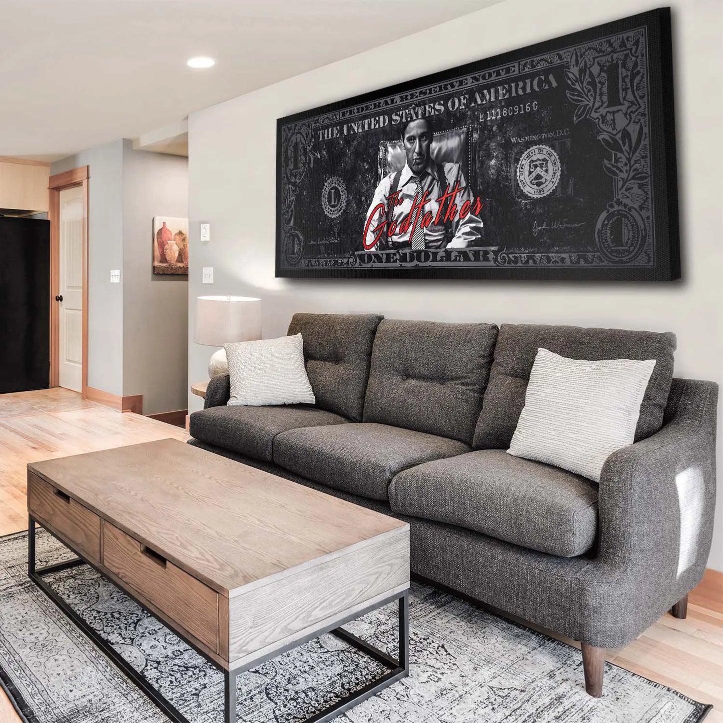 Pate The Family Dollar Pop Art Zitat Wandbild Kunstwerk