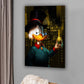 Dagobert Pop Art Bitcoin Gold Edition, Comic Wandbild Kunstwerk