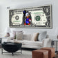 Duck One Dollar, The United States, Comic Wandbild Kunstwerk