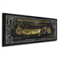 Lambo Kunstwerk Auto Dollar No Limits Pop Art Wandbild