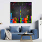 Dubai Stadt Street Art Wandbild Kunstwerk