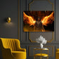 Engel Fire Style Wandbild Kunstwerk