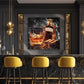 Glas Whiskey Abstract Jack Style Wandbild Kunstwerk