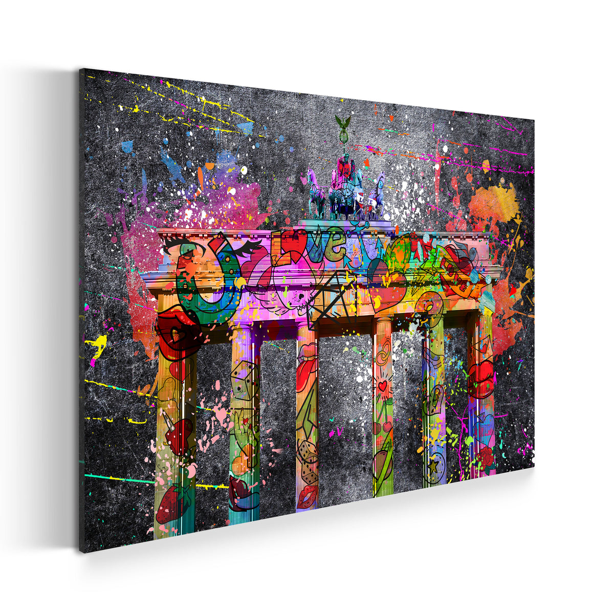 Graffiti Street Art Brandenburger Tor Wandbild Kunstwerk
