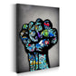 Graffiti Street Art Faust Wandbild Kunstwerk