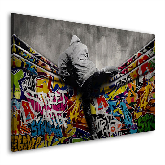 Wandbild Kunstwerk Graffiti Street Art Wall