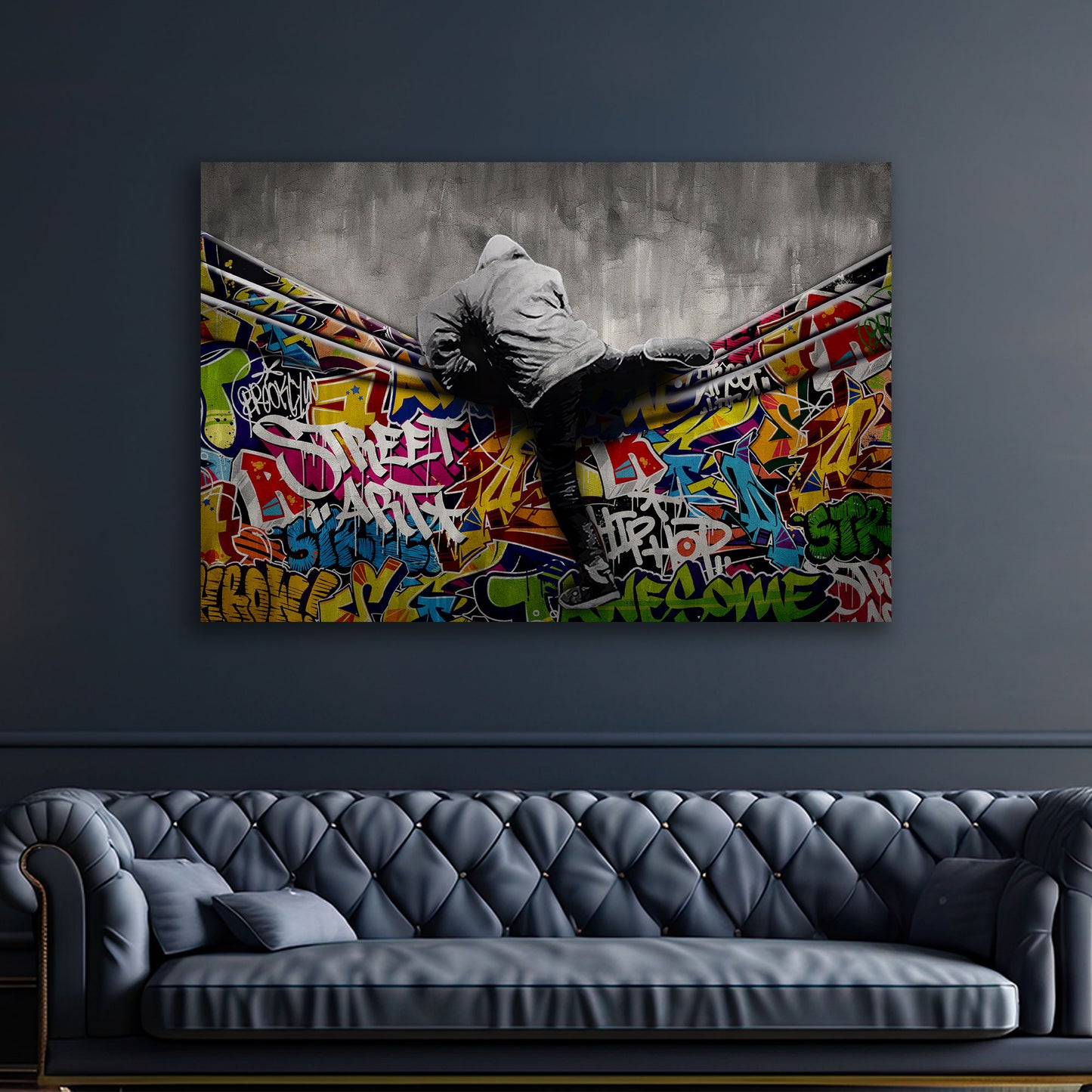 Graffiti Street Art Wall Wandbild Kunstwerk
