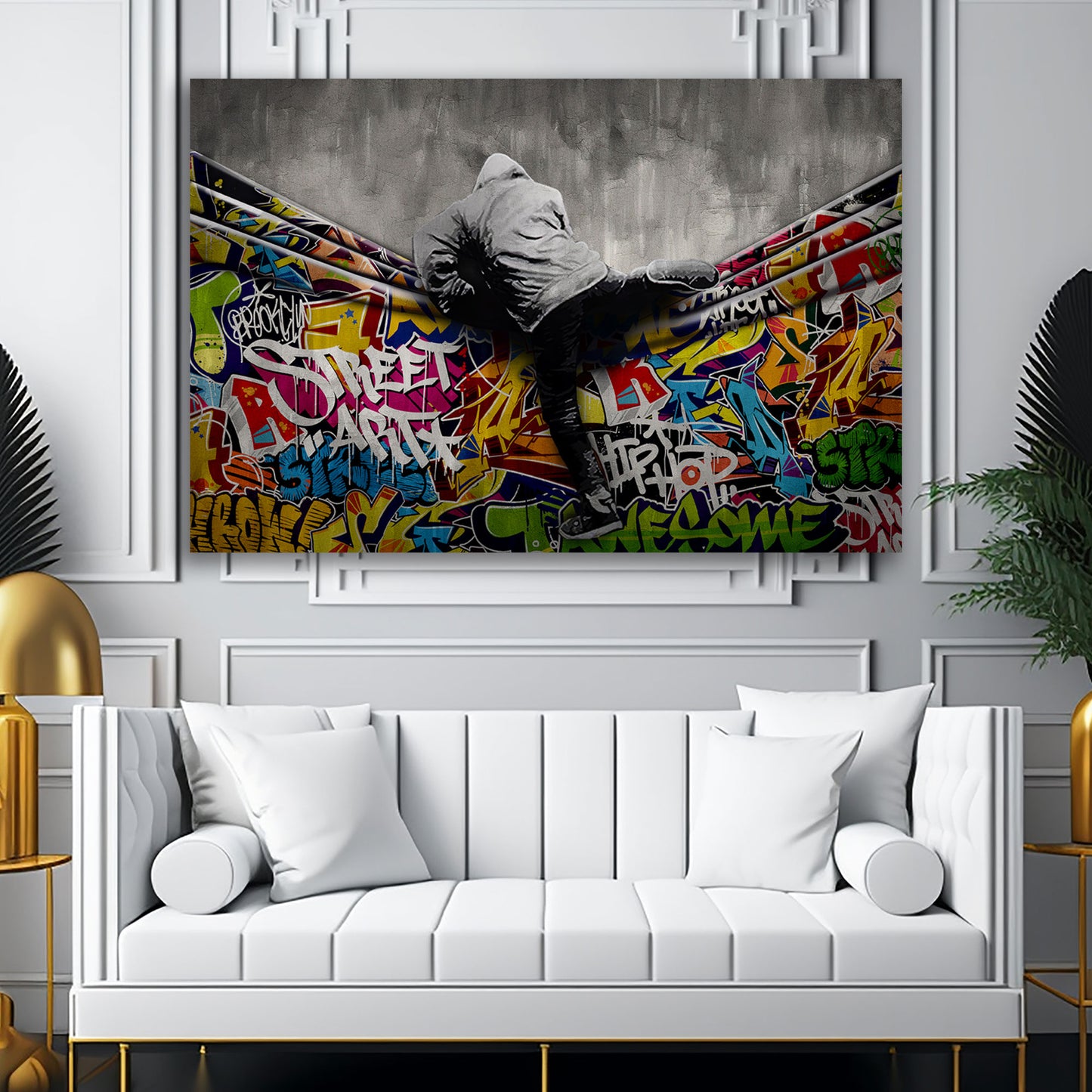 Graffiti Street Art Wall Wandbild Kunstwerk