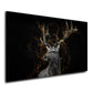 Hirsch Golden Style Abstrakt Wandbild Kunstwerk