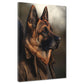 Hund mit Kleidung Portrait einzigartig Wandbild Kunstwerk
