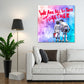 2 Kinder We Are All In This Together, Pop Art Wandbild Kunstwerk