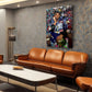 Wandbild  Kunstwerk Besketball Kobe Pop Art Graffiti Style