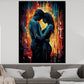 Liebespaar Nähe Emotion Wandbild Kunstwerk