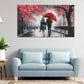 Liebespaar Paint Abstract Style Wandbild Kunstwerk