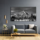 Manhattan Frankfurt Nachtpanorama modern Wandbild Kunstwerk