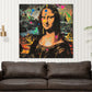 Wandbild Kunstwerk Mona in farbenfroher Pop Art